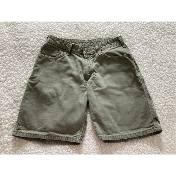 Carhartt Pants - Carhartt women's carpenter khaki shorts, size 6